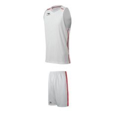 Basketbalový dres SET ROQUE white - red VO